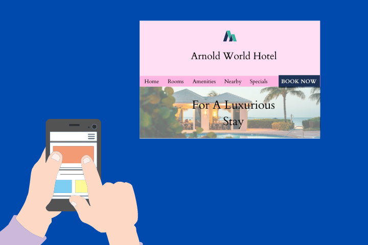 direct hotel bookings user-friendly website