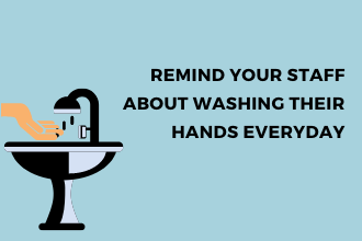 Staff handwashing amid Coronavirus