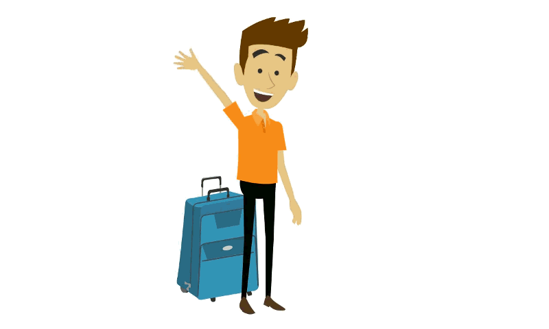 Hotel guest journey check-in