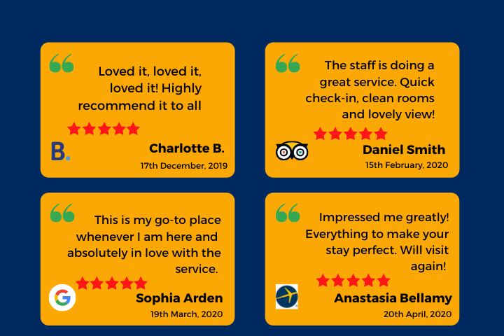 review widget as social proof demo copy