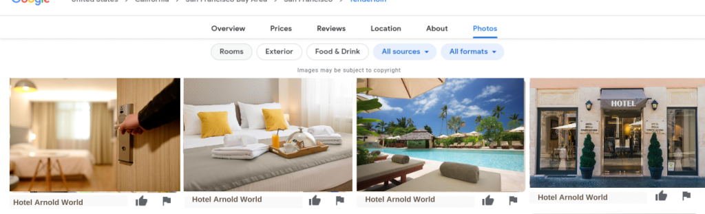 Google My Business for hotels adding photos 2