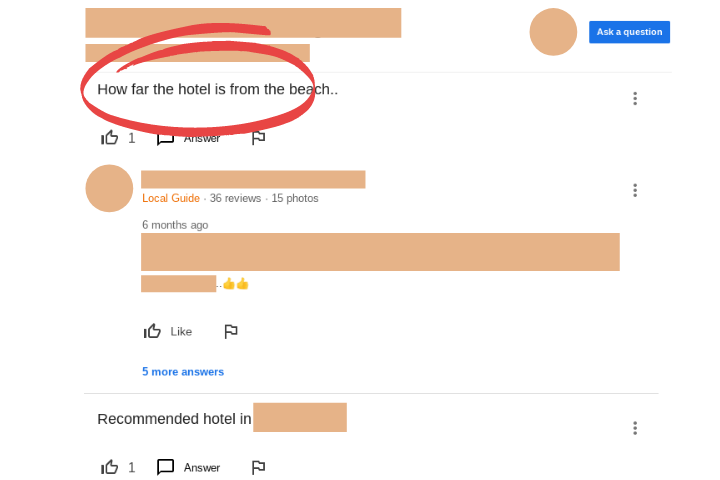 Google My Business for hotels questions and answers 2
