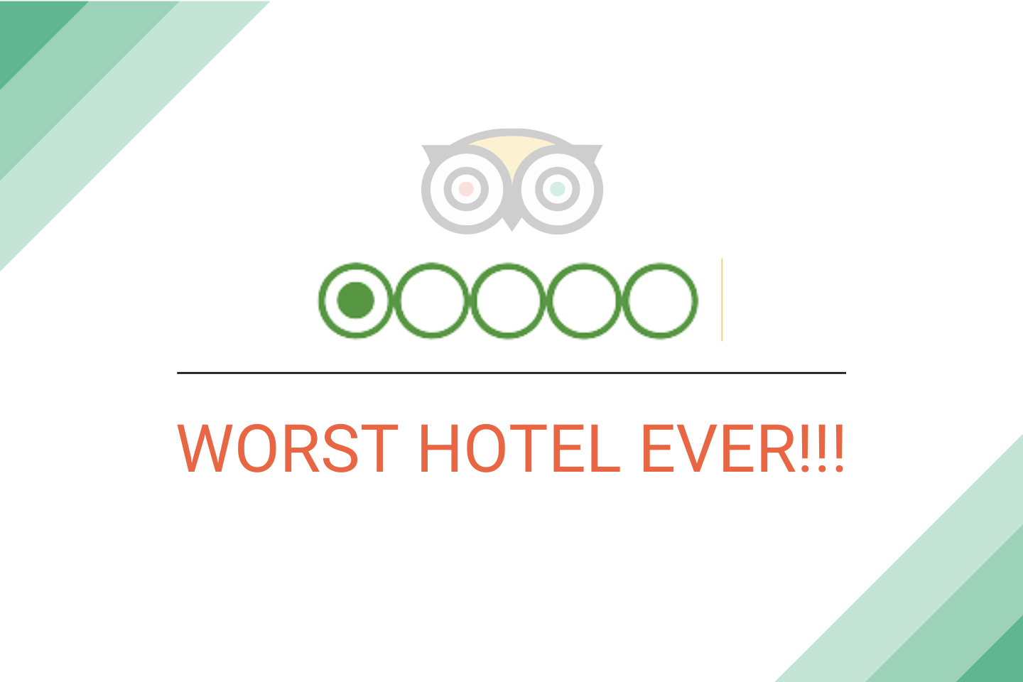remove bad tripadvisor reviews banner