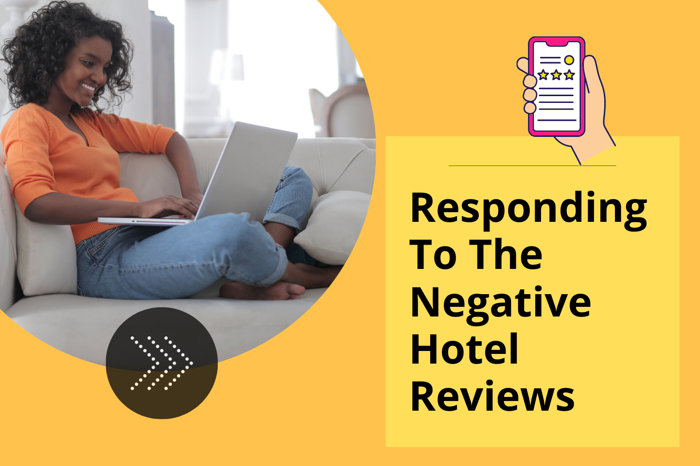 respond to a negative review banner